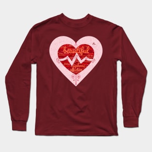 Valentine's Beating Heart in Love Long Sleeve T-Shirt